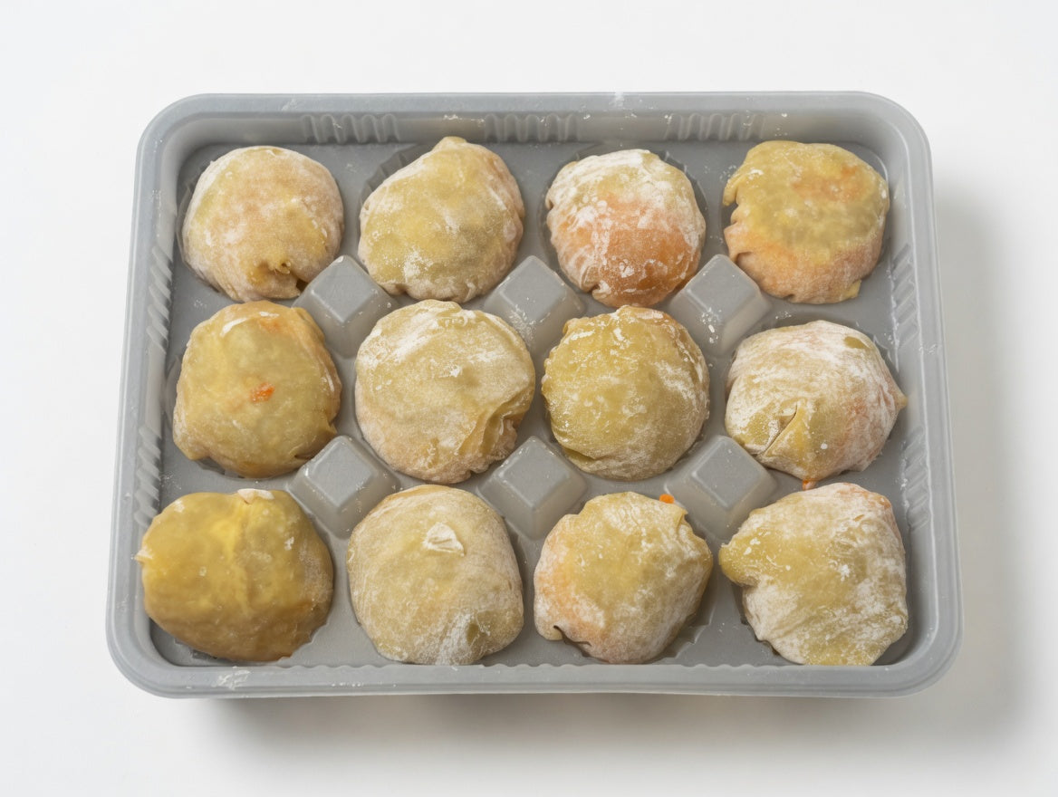 Shrimp, Crab Roe & Pork Raw Wontons (12 pcs)