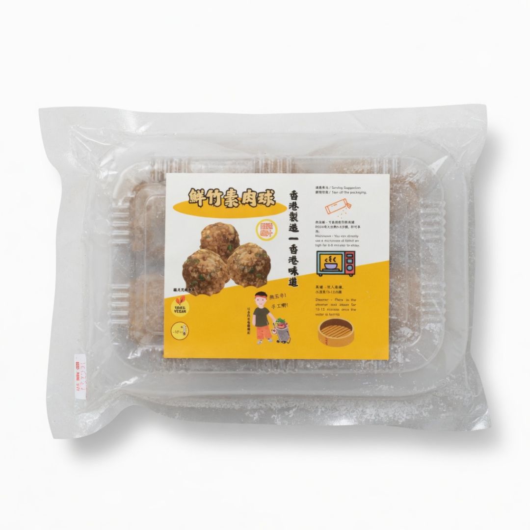 Vegan Fresh Bean Curd Beef-Style Balls 3 pcs 90 g